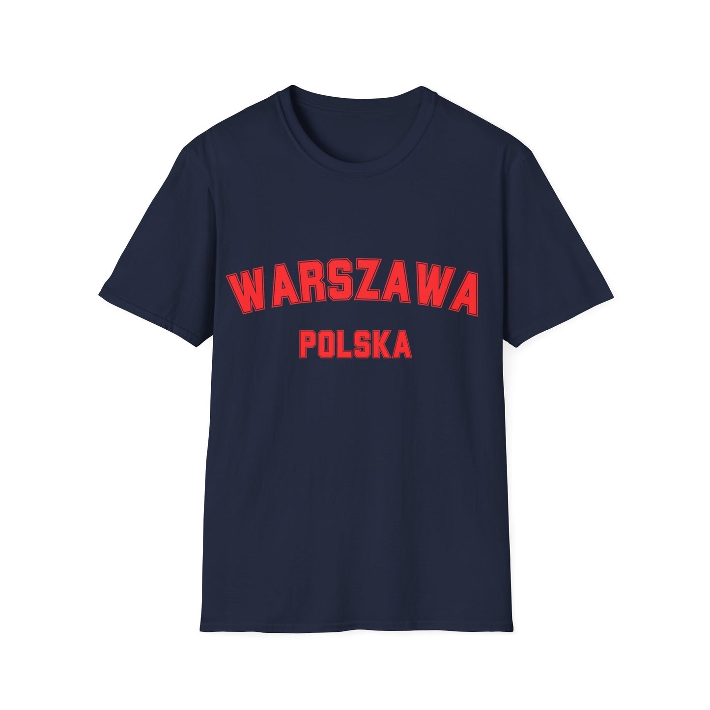 Warszawa Poland Unisex Softstyle T-Shirt - Casual Heritage Tee