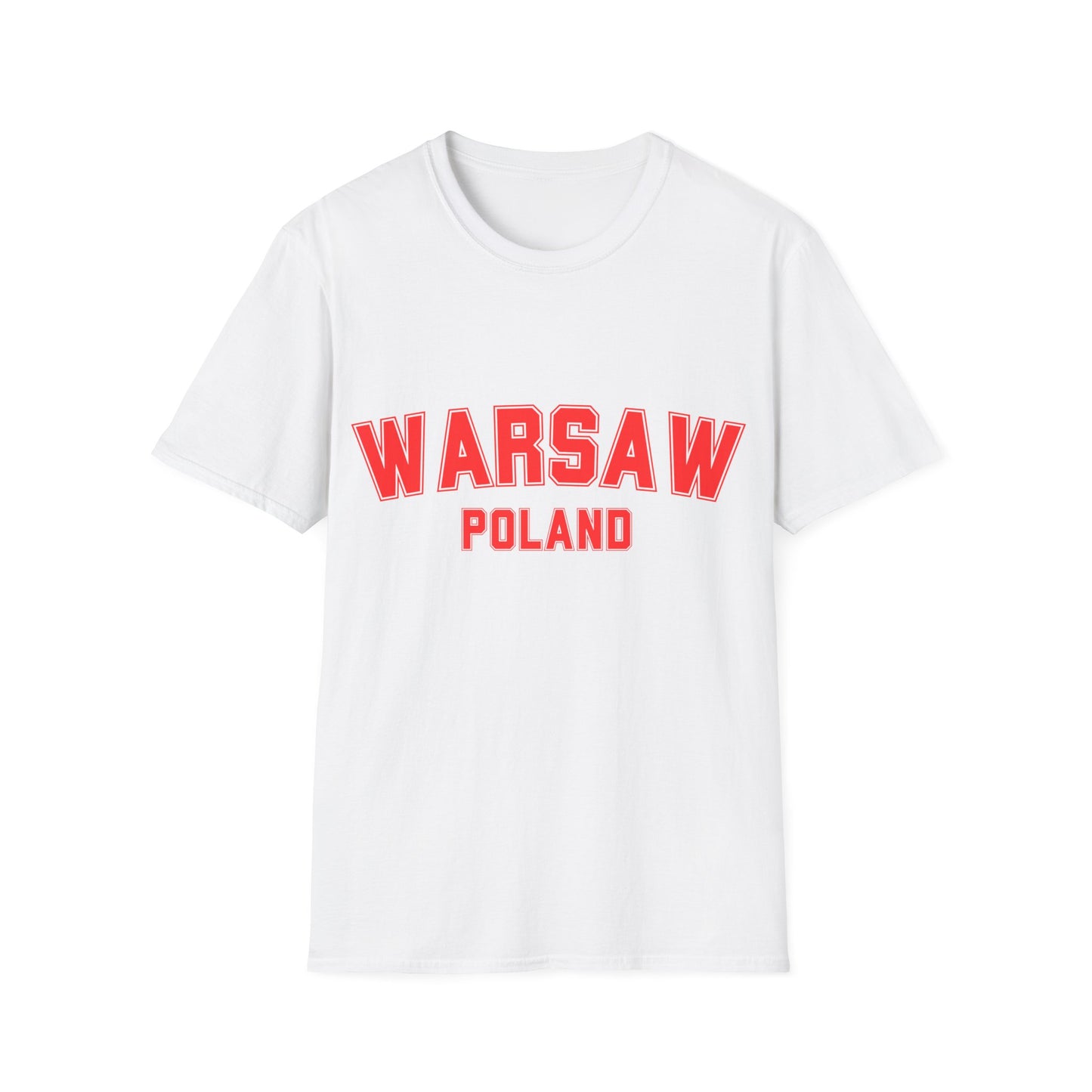 Warsaw Poland Unisex Softstyle T-Shirt - Casual Heritage Tee