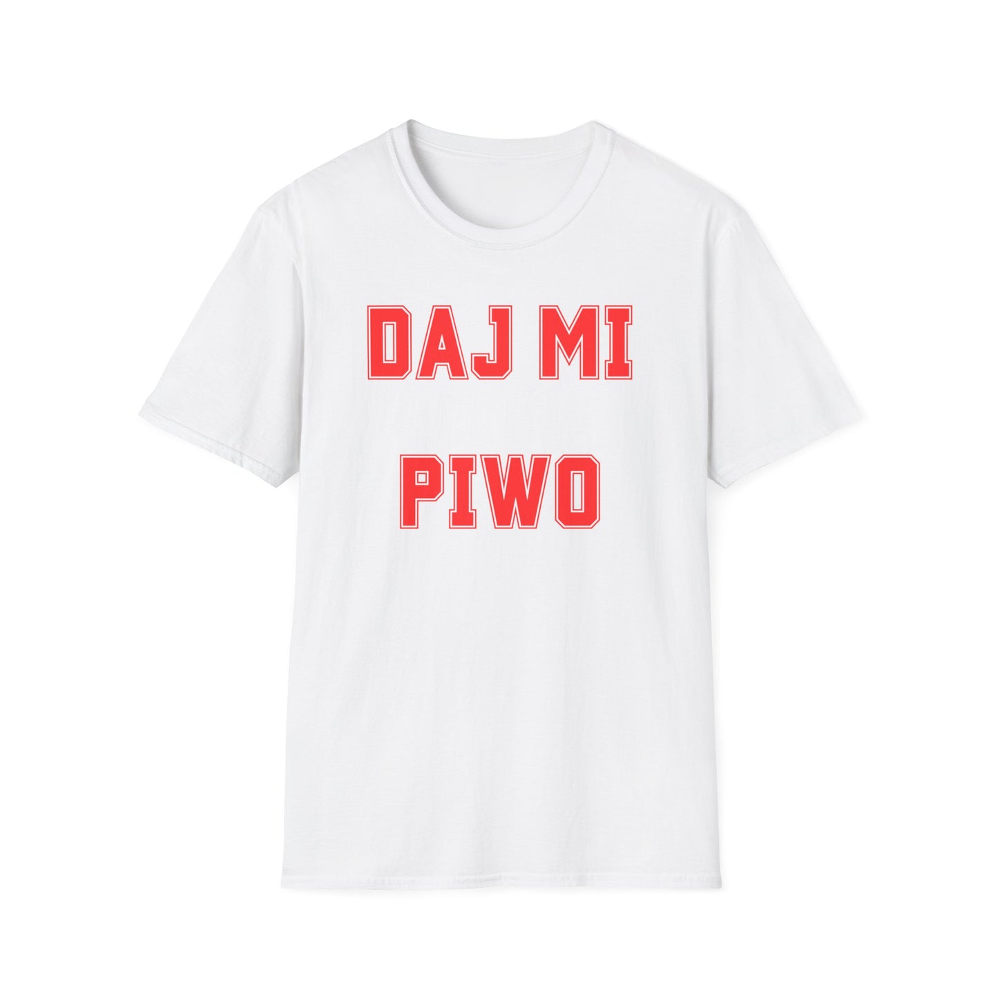 Daj Mi Piwo Unisex Softstyle T-Shirt - Dyngus Day Beer Lovers