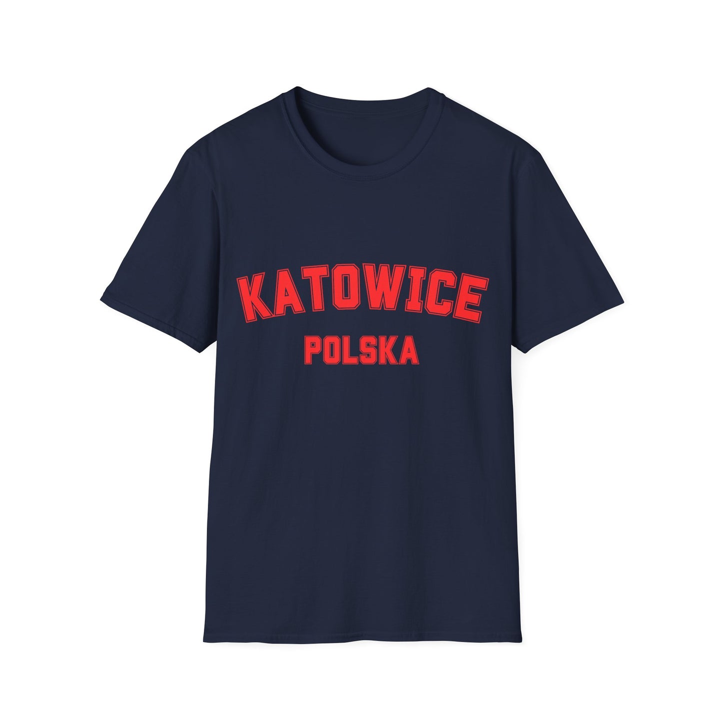 Katowice Poland Unisex Softstyle T-Shirt - Casual Heritage Tee