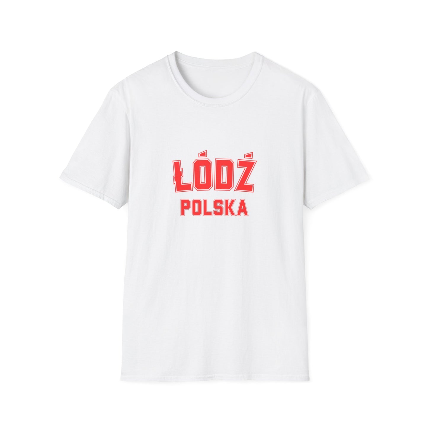 Łódź Poland Unisex Softstyle T-Shirt - Casual Heritage Tee