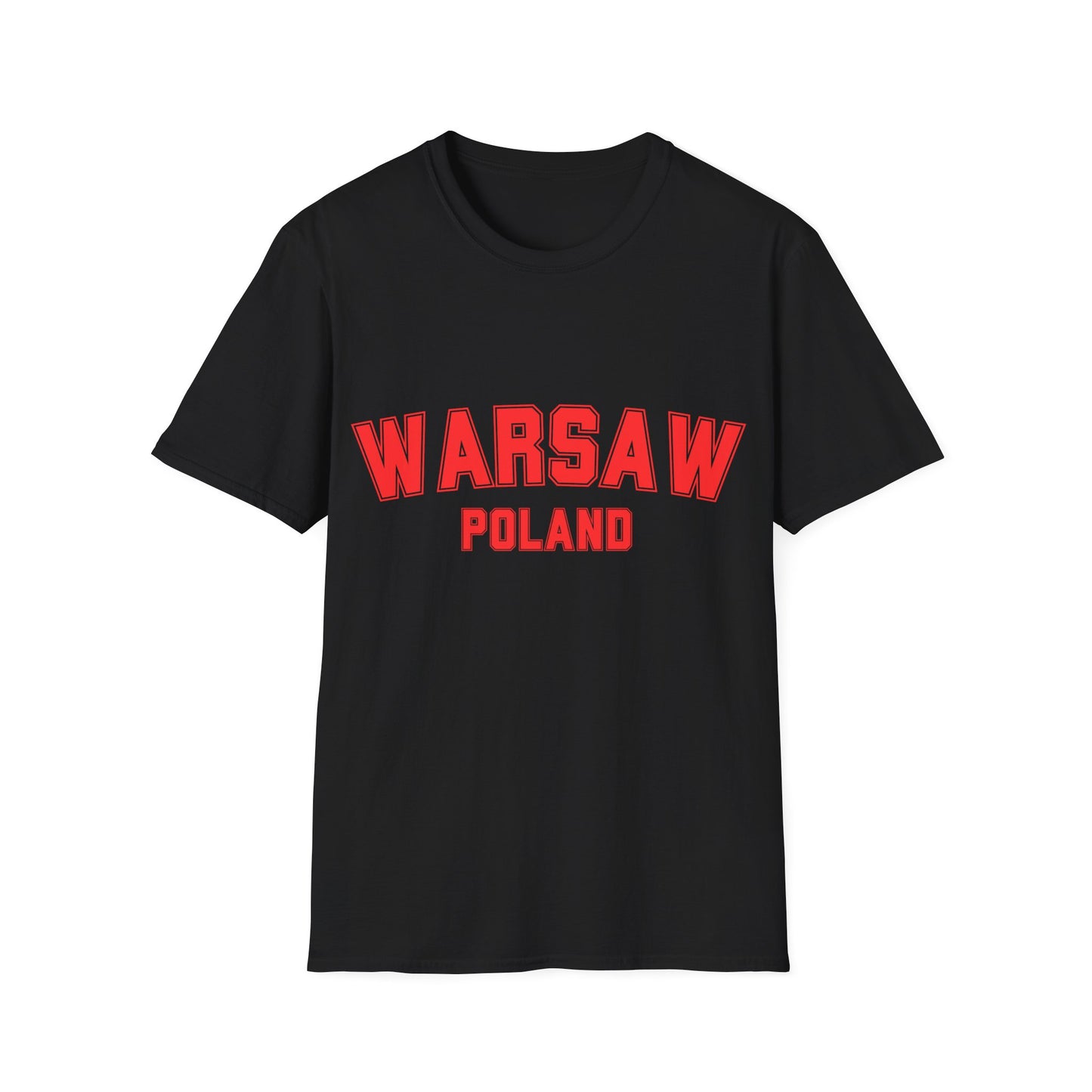 Warsaw Poland Unisex Softstyle T-Shirt - Casual Heritage Tee