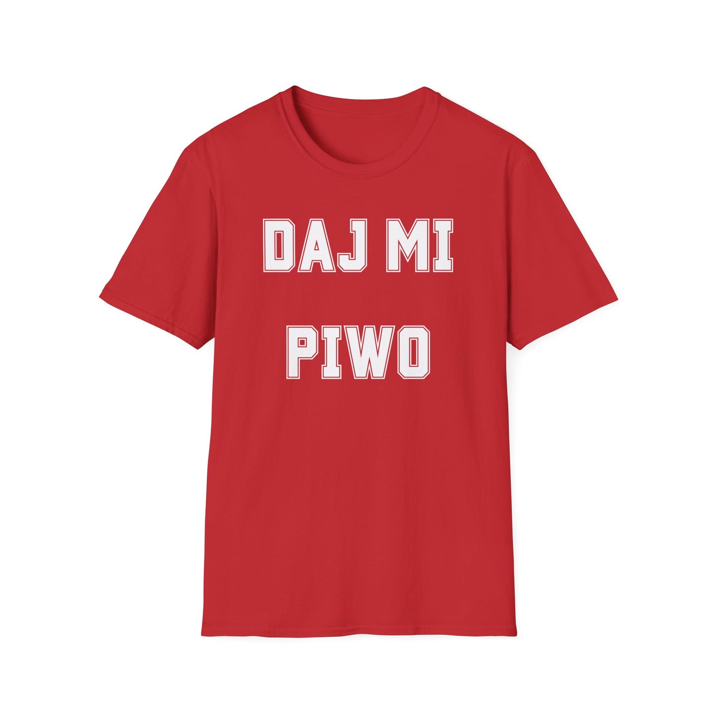 Daj Mi Piwo Unisex Softstyle T-Shirt - Dyngus Day Beer Lovers