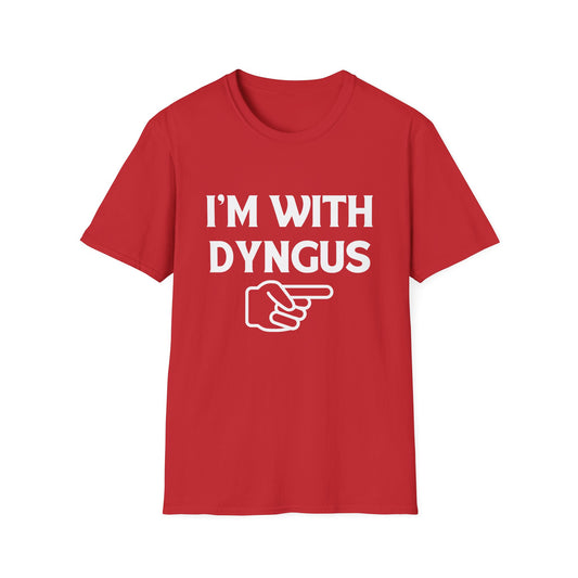 Funny Unisex Softstyle T-Shirt - "I'm With Dyngus" Dyngus Day