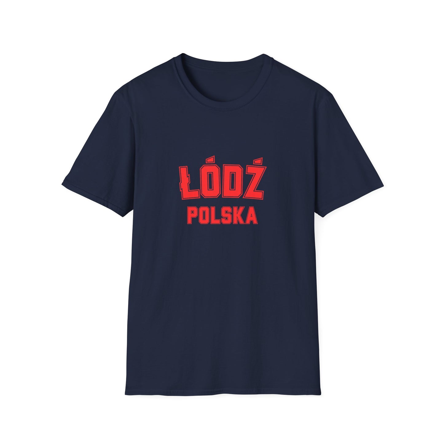 Łódź Poland Unisex Softstyle T-Shirt - Casual Heritage Tee